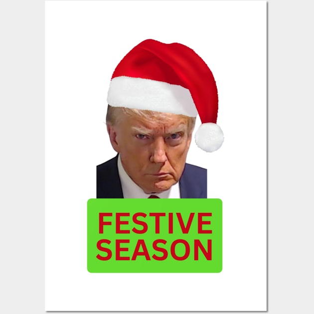 Donald Trump Christmas Wall Art by reesea